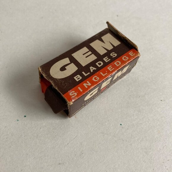 Vintage Razor Blade Lot HE TIAN 1701 & GEM BLADES Single Edge - Picture 5 of 7